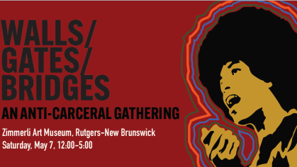 information about program with graphic of Angela Davis