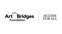 logo with text: Art Bridges Foundation Access for All